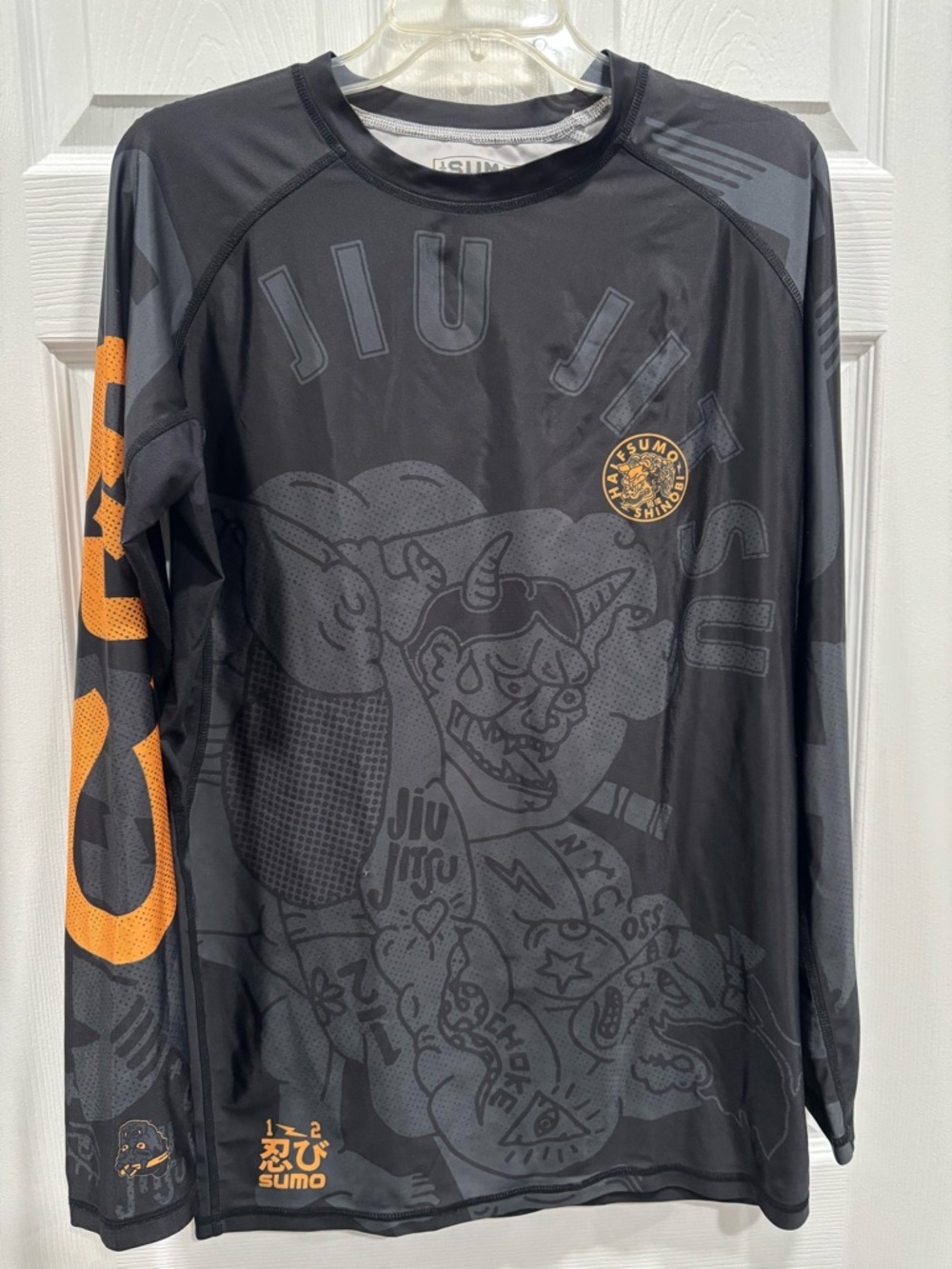 Half Sumo BJJ long sleeved rash guard